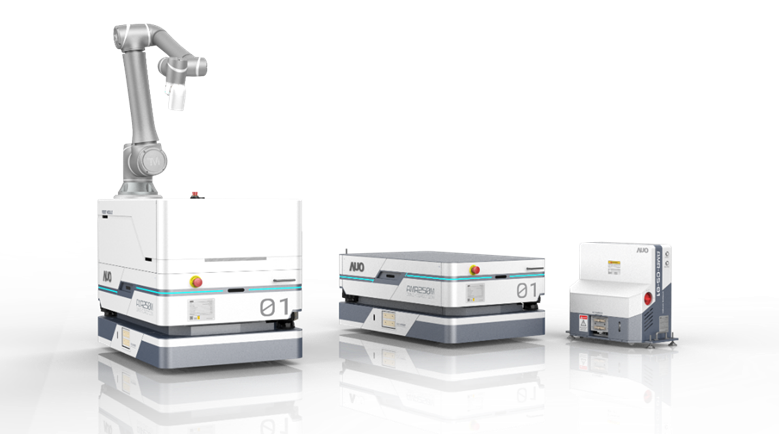 Top1体育數位開發的自主式移動機器人（AMR250M），搭配全向輪並結合AI演算法、2D LiDAR、3D攝影機等技術，協助客戶實現產線全自動化